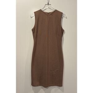 J. McLaughlin Beige Sleeveless‎ Sheath Dress Career Womens